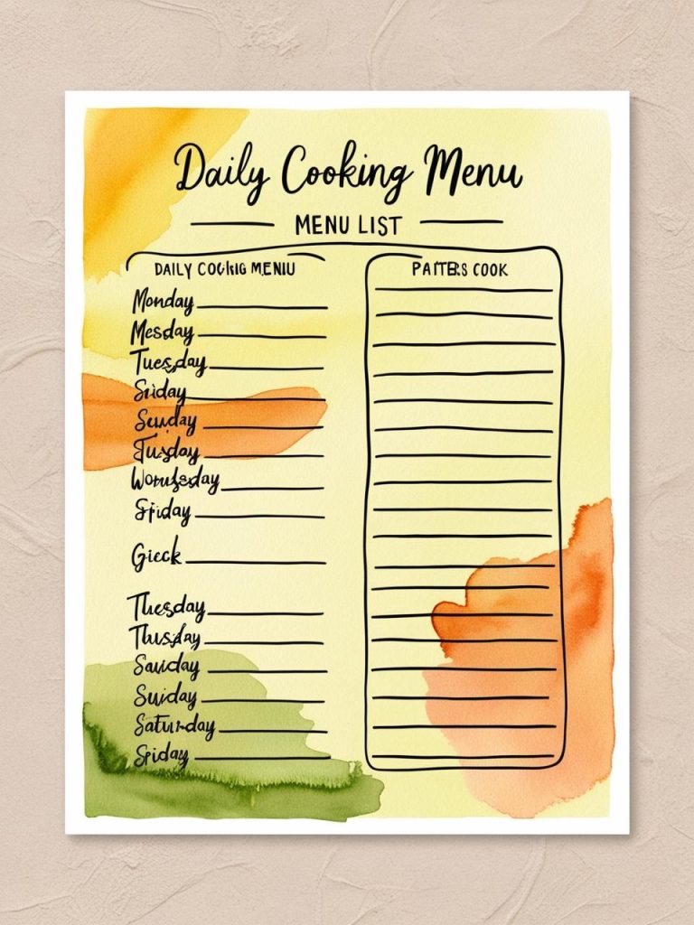 Menu Masakan Sehari-Hari yang Praktis