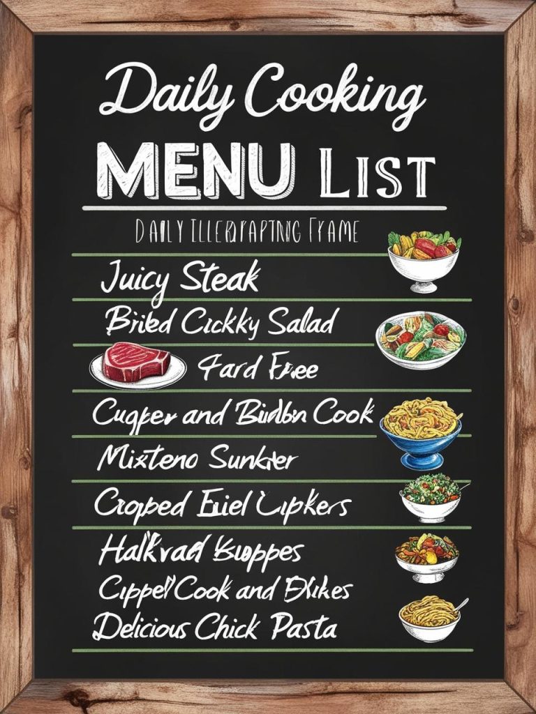 Menu Masakan Sehari-Hari yang Praktis